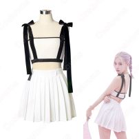 BLACKPINK ロゼ ジャズダンス衣装 「Ice Cream」 MVダンス服 変装 韓国 アイドルスタイル衣装 コスプレ衣装 セクシーな ステージ衣装 ジャズ団体服(少女時代、IZ*ONE、BLACKPINK、TWICE)
