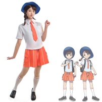 ポケモンSV オレンジアカデミー グレープアカデミー 制服 コスプレ衣装 『ポケットモンスター スカーレット・バイオレット』 主人公 服装 cosplay 仮装 変装(202×202)