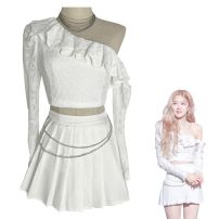 BLACKPINK ロゼ ジャズダンス衣装 ダンス服 第8回ガオンチャートミュージックアワード ライブ衣装 BLACKPINK 韓国 アイドルスタイル ステージ衣装(少女時代、IZ*ONE、BLACKPINK、TWICE)