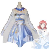 スクフェス 西木野真姫 コスプレ衣装 『ラブライブ！ スクールアイドルフェスティバル』 氷の幻想世界編 背中を押す歌 cosplay 仮装 変装(Love Live!（ラブライブ!） コスプレ衣装)