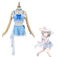 スクフェス 唐可可 水着 コスプレ衣装 『ラブライブ！ スクールアイドルフェスティバル』 Liella! サニーオーシャン編 常夏のプール cosplay 仮装 変装(Love Live!（ラブライブ!） コスプレ衣装)