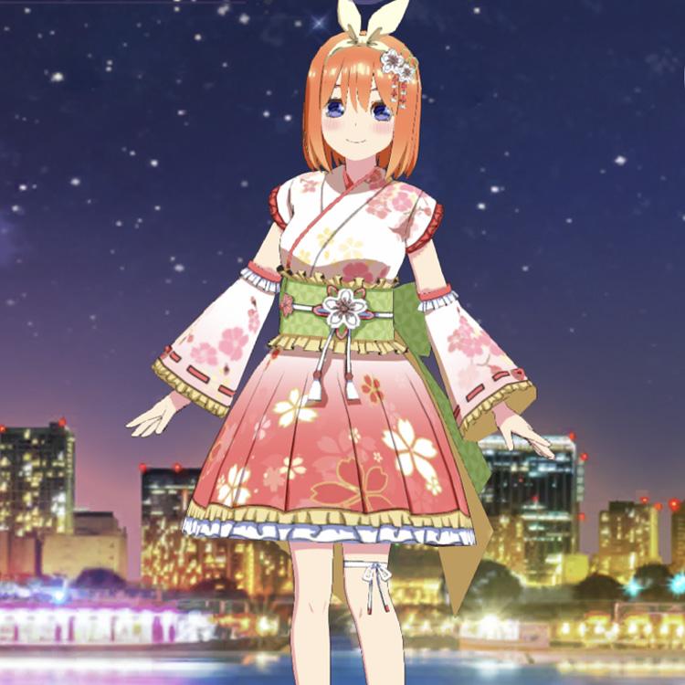 五等分の花嫁 中野四葉 夜桜クルーズ コスプレ衣装 - Costowns