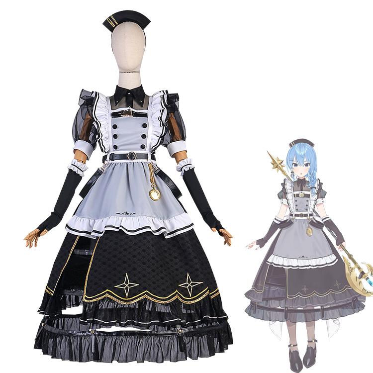 ホロライブ 女性VTuber 星街すいせい コスプレ衣装 戦うメイド メイド服（この商品に関連する動画）