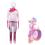 ピーチ姫 ライダー スーツ コスプレ衣装 2023 映画 『ザ・スーパーマリオブラザーズ・ムービー』 cosplay 仮装 変装 子供サイズ その他 0