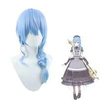 ホロライブ VTuber 戦うメイド 星街すいせい コスプレウィッグ(コスプレウィッグ)