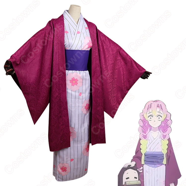 甘露寺蜜璃 ナムコ限定衣装 コスプレ 袴 和服 鬼滅の刃 9a19572041b94b5c83611b42ba5e12
