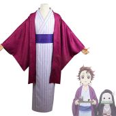 鬼滅の刃 竈門炭治郎 コスプレ衣装 浴衣(送料無料)