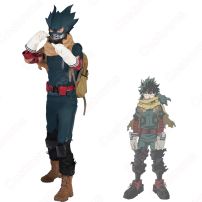 ヒロアカ 緑谷出久 コスプレ衣装 『僕のヒーローアカデミア』 第6期 黒いヒーロー編 cosplay 仮装 変装(僕のヒーローアカデミア コスプレ衣装)