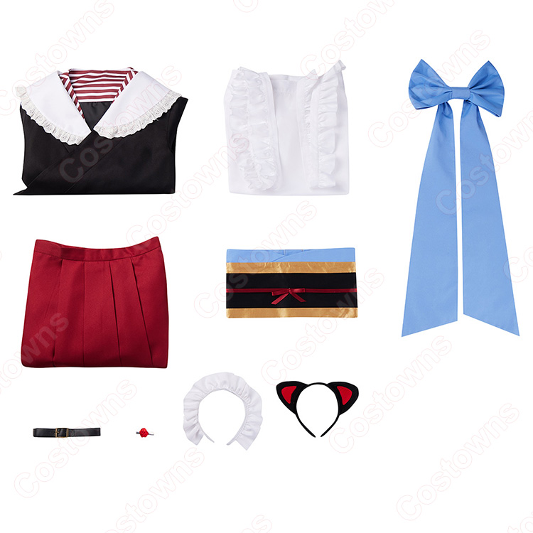VTuber にじさんじ 戌亥とこ コスプレ衣装 メイド服 - Costowns
