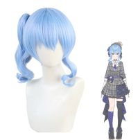 ホロライブ 女性VTuber 星街すいせい コスプレウィッグ(コスプレウィッグ)