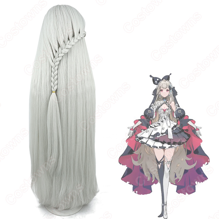 VTuber にじさんじ 遠藤霊夢 ハートの女王 コスプレウィッグ - Costowns