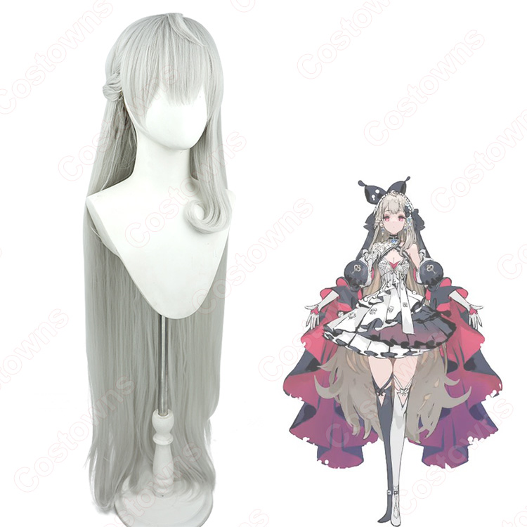 25周年ハグオーワ✖️レミレリーフコラボ限定スウェットグレー雅姫さんノベルティ付 VTuber にじさんじ 遠藤霊夢 ハートの女王 コスプレウィッグ - Costowns