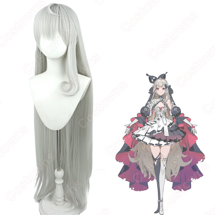 VTuber にじさんじ 遠藤霊夢 ハートの女王 コスプレウィッグ - Costowns