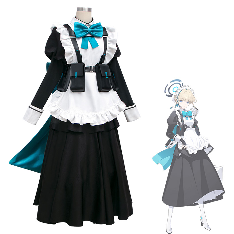 送料無料！！ブルーアーカイブ 飛鳥馬トキ コスプレ衣装 メイド服