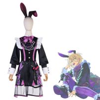 あんスタ！ 白鳥藍良 乱雲FUMBLE衣装 コスプレ衣装 『あんさんぶるスターズ！！』 スカウト！乱雲FUMBLE アンラッキーバニー cosplay 仮装 変装(あんさんぶるスターズ! コスプレ衣装)