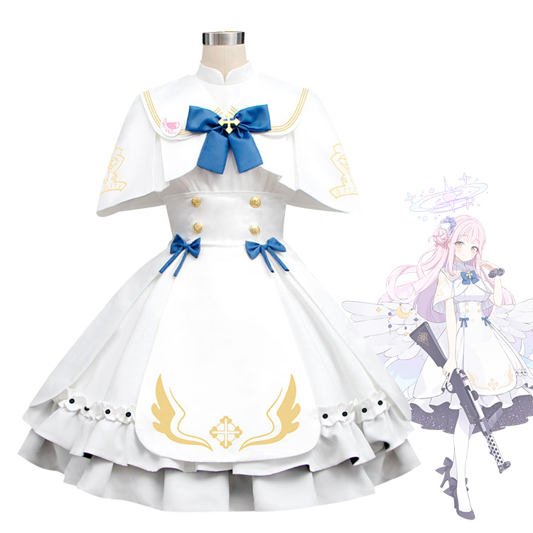 送料無料！！ブルアカ 聖園ミカ コスプレ 衣装 翼 『ブルーアーカイブ -Blue Archive-』 cosplay 仮装 変装