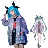 初音ミク ストリートファッション風 コスプレ衣装(送料無料)
