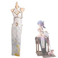 Re:ゼロから始める異世界生活 レム 優雅美人 コスプレ衣装 チャイナドレス(Re:ゼロから始める異世界生活 コスプレ衣装)