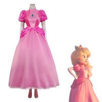ザ・スーパーマリオブラザーズ・ムービー ピーチ姫 コスプレ衣装(その他 コスプレ衣装)