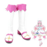 ひろがるスカイ！プリキュア 虹ヶ丘ましろ キュアプリズム コスプレ靴(コスプレ ブーツ（靴）)