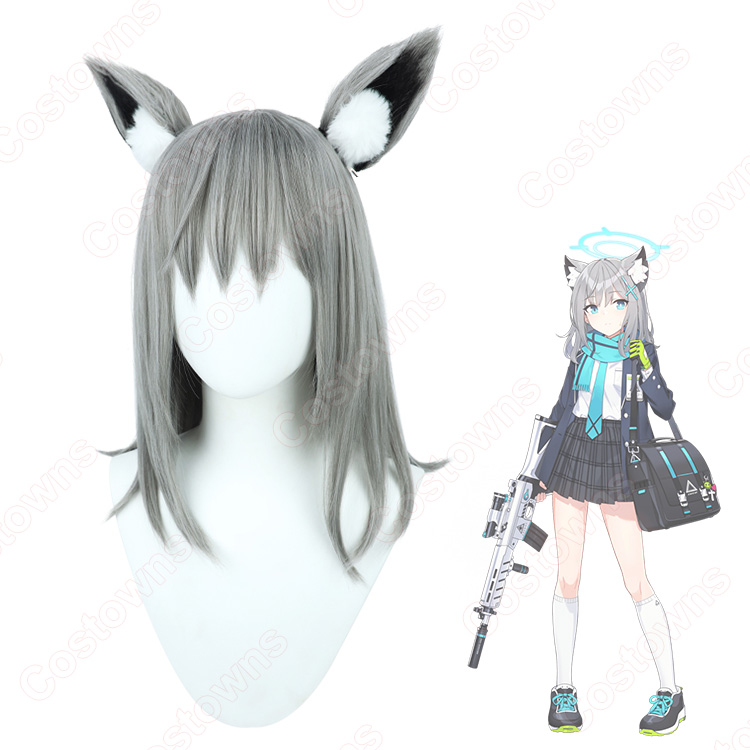 ブルアカ カホ コスプレ衣装+ウィッグ+ 耳+ヘイロー ブルーアーカイブ Blue Archive ブルアカ 桑上カホ コスプレ衣装