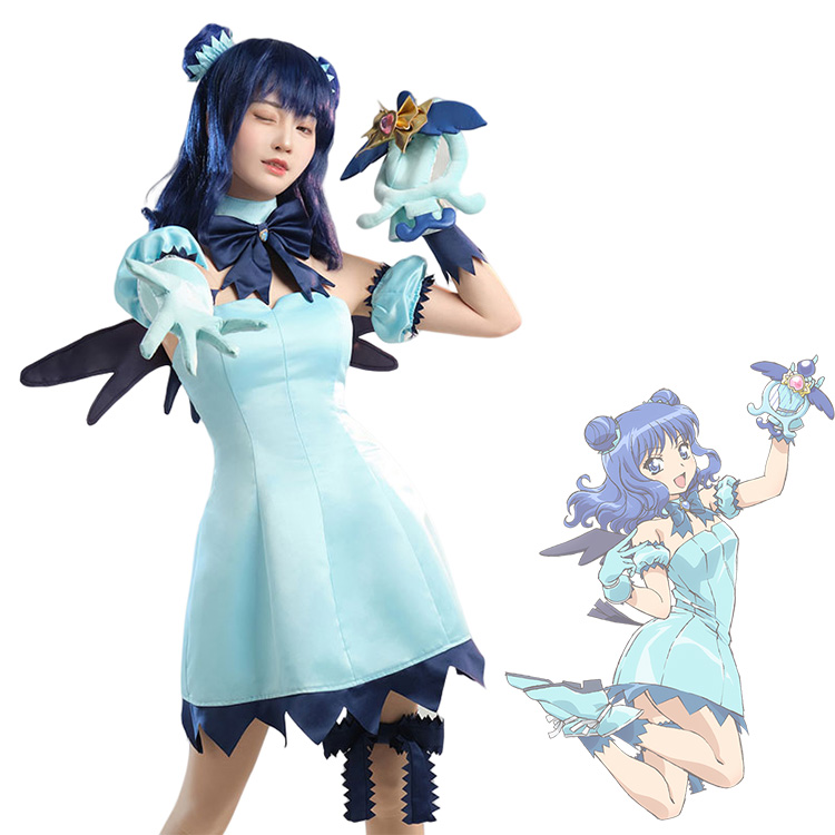 送料無料！！東京ミュウミュウ にゅ～♡ 藍沢みんと コスプレ衣装 ミュウミント バトルコスチューム