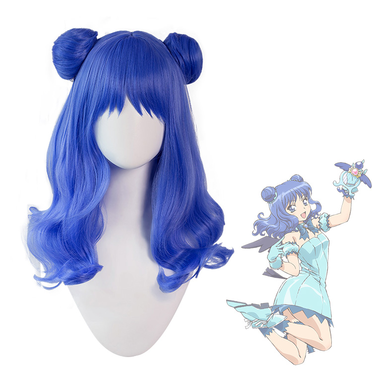 東京ミュウミュウ にゅ～♡ 藍沢みんと ミュウミント コスプレウィッグ