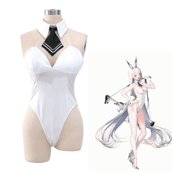 勝利の女神：NIKKE ブラン コスプレ衣装 バニーガール 白ウサギ元の画像