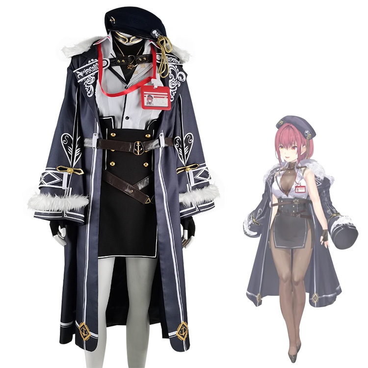 送料無料！！hololive（ホロライブ） 宝鐘マリン 船長 社長服 コスプレ衣装