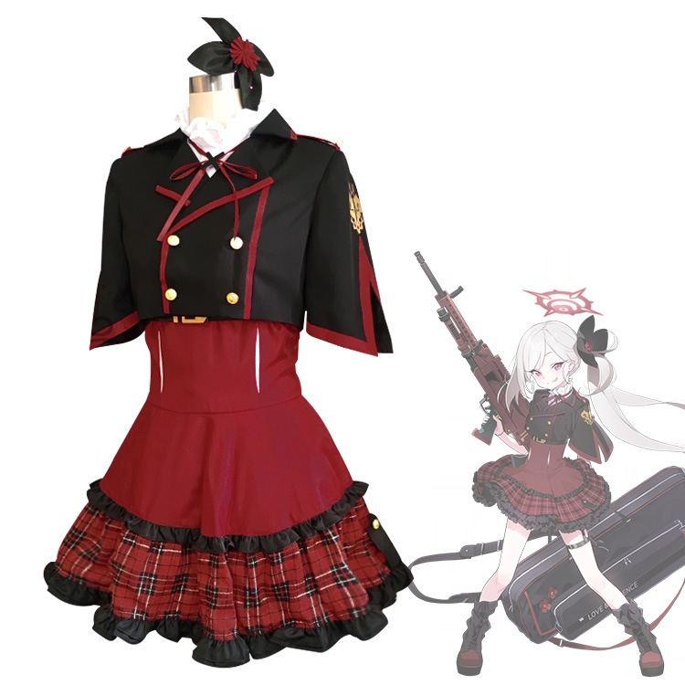 送料無料！！ブルーアーカイブ 浅黄ムツキ コスプレ衣装 オーダメイド可