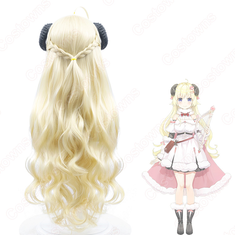 VTuber hololive（ホロライブ） 角巻わため コスプレウィッグ - Costowns