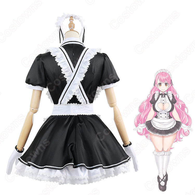 VTuber にじさんじ 愛園愛美 コスプレ衣装 メイド服 - Costowns