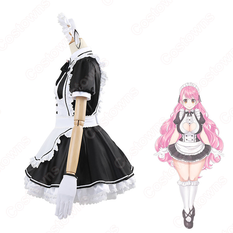 VTuber にじさんじ 愛園愛美 コスプレ衣装 メイド服 - Costowns
