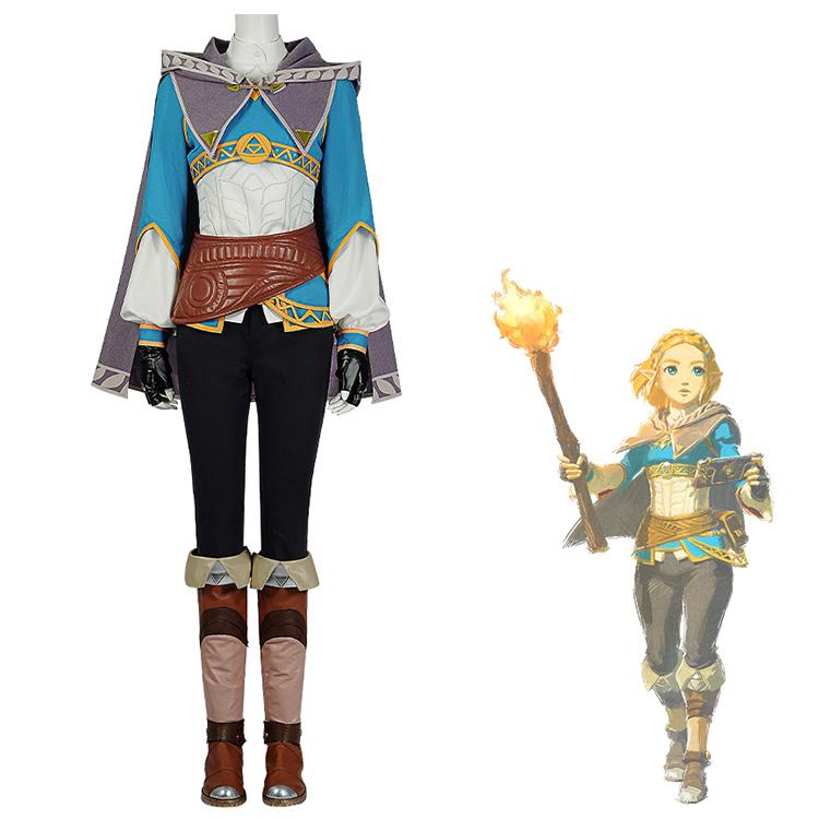 【靴含み】ゼルダの伝説 ブレス オブ ザ ワイルド ゼルダ姫 コスプレ衣装ブレスオブザワイルドの服ですが