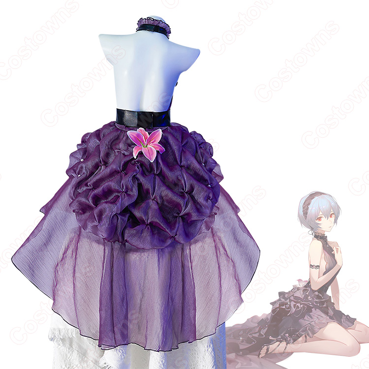 エヴァンゲリオン 綾波レイ 花の言 コスプレ衣装 - Costowns