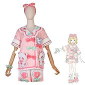 プロセカ 花里みのり コスプレ衣装 パジャマ 『プロジェクトセカイ カラフルステージ！ feat. 初音ミク』 cosplay 仮装 変装(送料無料)