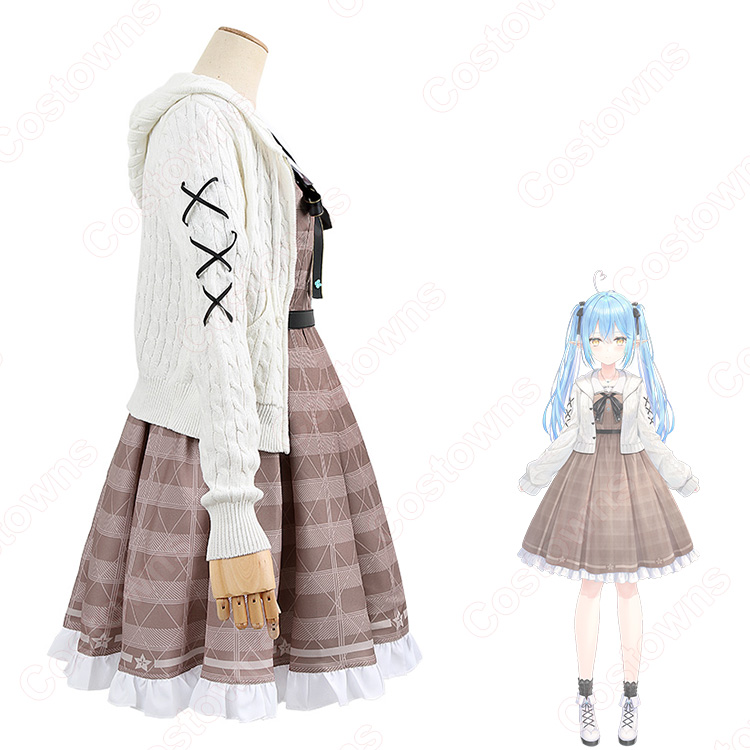 ♡ 雪花ラミィ 私服衣装 コスプレ ♡ Amazon.co.jp: [XIN XIN] 衣装 +髪飾り 雪花ラミィ 私服 ワンピース