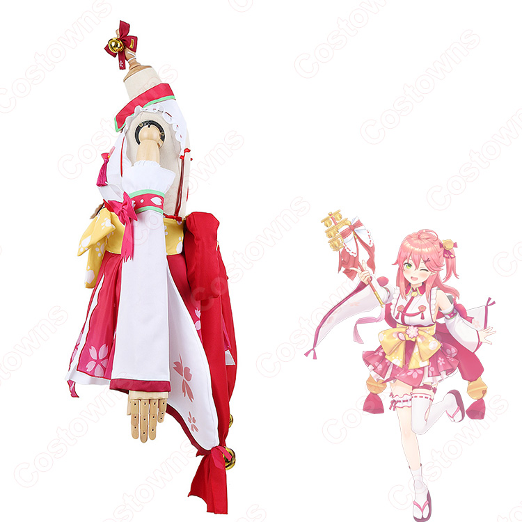 VTuber hololive（ホロライブ） さくらみこ 巫女衣装 コスプレ衣装