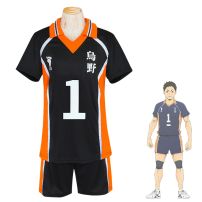 ハイキュー!! 烏野高校 コスプレ衣装 澤村大地 菅原孝支 東峰旭 西谷夕 田中龍之介 影山飛雄 日向翔陽 月島蛍 山口忠 ジャージ(ハイキュー!!  コスプレ衣装)