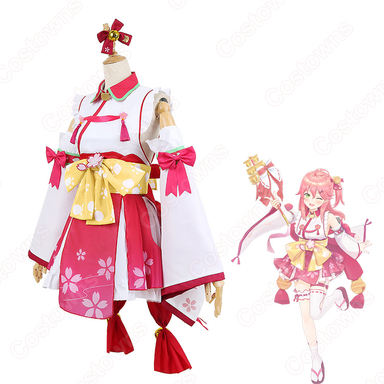 VTuber hololive（ホロライブ） さくらみこ 巫女衣装 コスプレ衣装