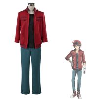 はたらく細胞BLACK 赤血球（AA2153） コスプレ衣装(はたらく細胞 コスプレ衣装)