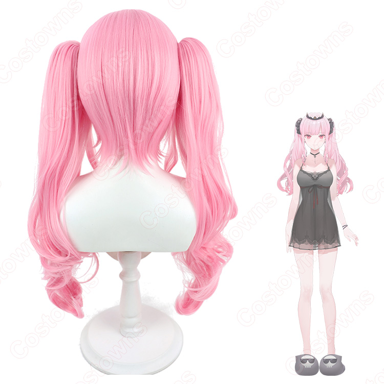 ホロライブEN 森カリオペ　uwowo S サイズ　コスプレ衣装　ウィッグセット VTuber hololive（ホロライブ） 森カリオペ ネグリジェ衣装 コスプレ