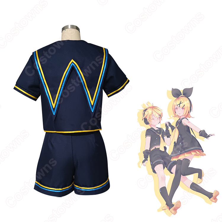Sour式 鏡音リン 鏡音レン コスプレ衣装 セーラー服 - Costowns