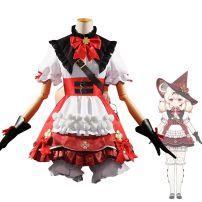 原神 クレー コスプレ衣装 新コスチューム 星燭に揺れる爛花(原神 コスプレ衣装)