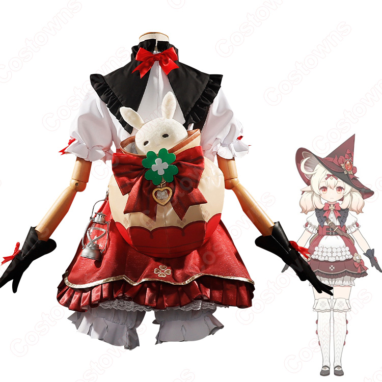原神 クレー コスプレ衣装 新コスチューム 星燭に揺れる爛花 - Costowns