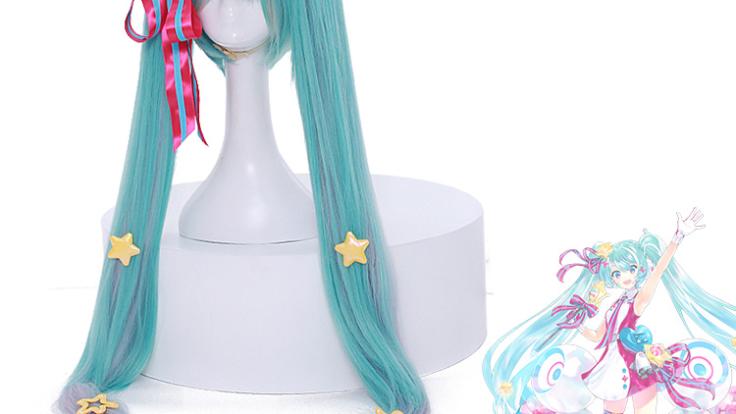 初音ミク マジカルミライ 10th Anniversary コスプレウィッグ 初音ミク マジカルミライ 10th Anniversary コスプレウィッグ