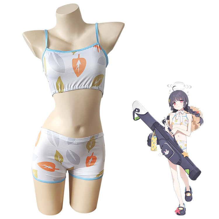 ブルーアーカイブ 霞沢ミユ 水着 コスプレ 衣装 ウィッグ ブルーアーカイブ-Blue Archive- 霞沢ミユ 水着コスプレウィッグ