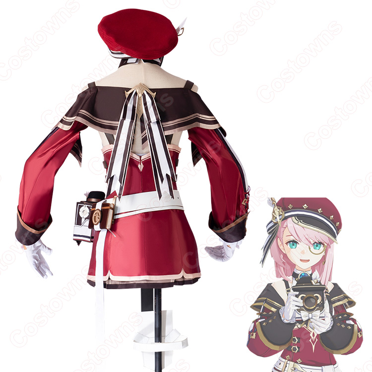 原神 シャルロット 新聞記者 コスプレ衣装 - Costowns