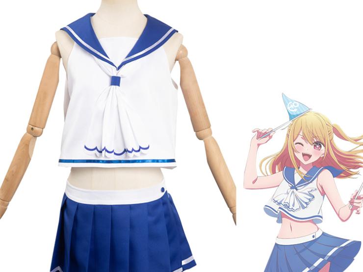 推しの子 星野ルビー アイドル衣装と制服 送料無料！！【推しの子】 ルビー 有馬かな 星野アイ コスプレ