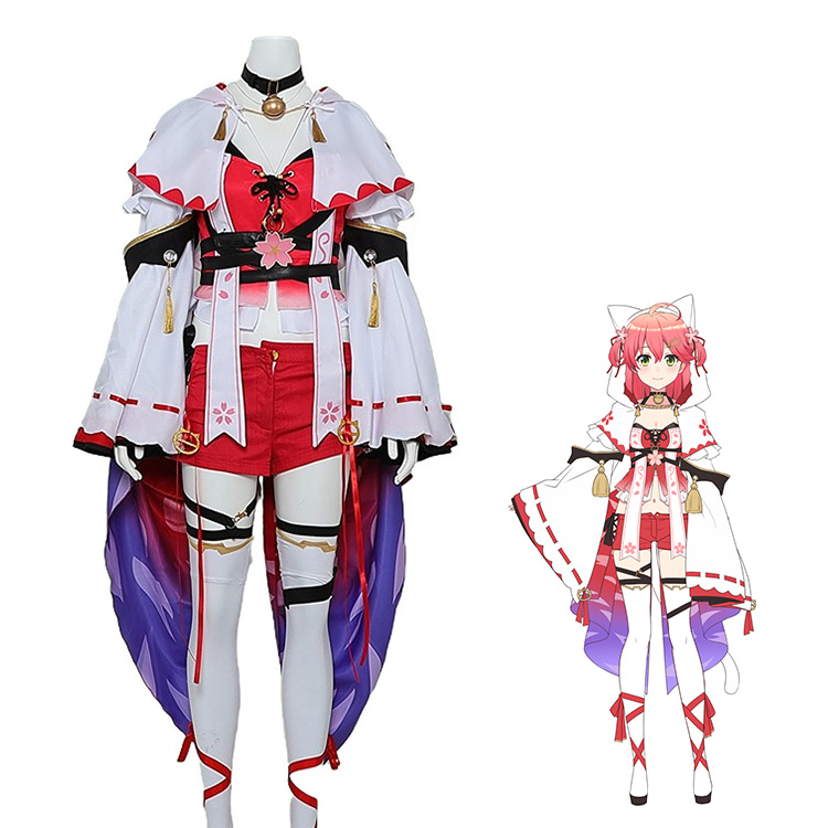 VTuber hololive（ホロライブ） さくらみこ コスプレ衣装 エリート巫女